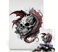 Bones Of The Fire Breather 1000 Piece Jigsaw Puzzles for Adults Jigsaw Intellect Fun Slow Leisure Exact Edges Great Gift (50X75CM)
