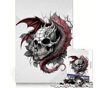 Bones Of The Fire Breather Puzzle for Teenagers 1000 Pieces Mind Power Unwind Easily Uniform Edges Chic Xmas Gift (38X26CM)