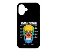 Bones of the Skull Human Anatomy Science Education Men Women Case for iPhone 16