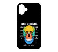 Bones of the Skull Human Anatomy Science Education Men Women Case for iPhone 16 Plus