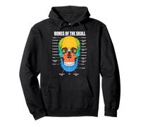 Bones of the Skull Human Anatomy Science Education Men Women Pullover Hoodie