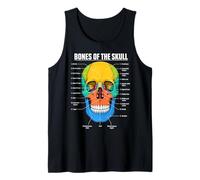 Bones of the Skull Human Anatomy Science Education Men Women Tank Top
