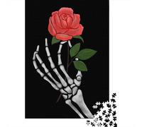 Bones Pop Art 1000 Piece Jigsaw Puzzle, 52x38cm/1000pcs, for Adults, Screen-Free Activity, Relaxing Indoor Time And Time at Home