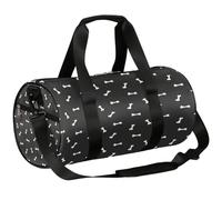 Bones Print Sports Gym Bag Duffel Bags Workout Lightweight Shoulder Weekender Bag Travel Duffel Bag for Men Women(Bones), Bones Print, 17.6(L) x 9(W) x 9(H) inch