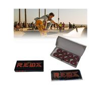 Bones Reds 8pcs Skateboard Bearings Steel Material 22mm Outer Diameter 7mm Width