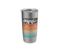 Bones Reveal The Narrative - Dinosaur Paleontologist Stainless Steel Insulated Tumbler