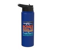 Bones Reveal The Narrative - Dinosaur Paleontologist Stainless Steel Insulated Water Bottle