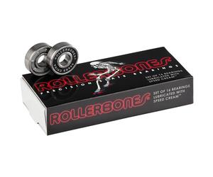 Bones RollerBones Bearings, 8mm, 16 pack for Roller Skates and In-Line Skates