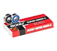 Bones Swiss Skateboard Bearings Super Swiss 6 Ball 608
