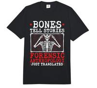 Bones Tell Stories Forensic Anthropology Design Comfort Colors Adult Heavyweight T-Shirt