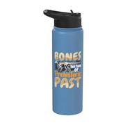 Bones Tell Tales - Dinosaur Paleontologist Stainless Steel Insulated Water Bottle