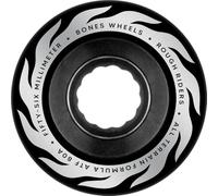 Bones Rought Riders Eternal Flame Skateboard Wheels Silver 56mm/80A