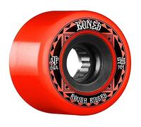 Bones Wheels ATF Rough Riders Runners Skateboard Wheels, Red, 59 mm