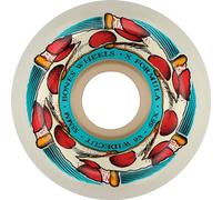 Bones Wheels Deep Dish X-Formula Skateboard Wheels, 55mm, 99A, V6 Wide-Cut