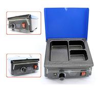 BONEW-Oral Dental 3 Well Wax Pot Analog Wax Heater Pot Waxing Wax Heating Analog Dipping Pot Dental Lab Equipment