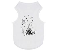 'Bonfire & Fireworks' Pet Dog/Cat T-Shirt (PT00091609)