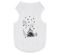 'Bonfire & Fireworks' Pet Dog/Cat T-Shirt (PT00091610)