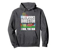 Bonfire Night Fireworks Director I Run You Run Guy Fawkes Pullover Hoodie