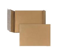 Bong 14060 Folding Envelope Square Bottom C5 (162 x 229 x 30mm) 150 g/qm Kraft Paper Self Adhesive with Covering Strips 250 Pieces Brown