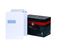 Bongio Plus Fabric C4 Prestige White 120Gsm Window P&s Pocket Powertac Box Of 250 Envelopes