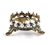 Bongles Crown Pen Holder Pearls Nails Art Design Painting Pen Brush Stand for DIY Manicure Nail Carving Drawing Pencils