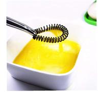 Bongles Kitchen Egg Milk Frother Beater Kitchen Whisk Mixer Mini Egg Tools Coffee Stiring with Silicone Coil