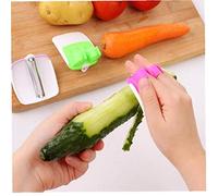Bongles Kitchen Finger Held Peeler Easy Hold Vegetable Fruit Slicer Tool Helper Fruit Vegetable Tools (random Color)