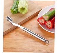 Bongles Kitchen Stainless Steel Chili Pepper Core Zucchini Cucumber Corers with Serrated Easy Remove Seeds
