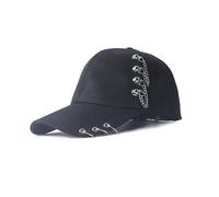 Bongles Unisex Rings Snapbacks Baseball Cap Hip Hop Kpop Adjustable Hat Creative Piercingring Punk Hat for Women Men