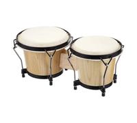 Bongo Drum for Kids - Hand Drum Instrument Wooden - 6 Inch and 7 Inch Bongos Professional, Beginner Music Instrument for Teens, Children