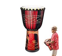 Bongo Drums Adults, Kids Bongo Drums | 8 Inch Inspired Multicolor Hand Drum in Africa - Percussion Instruments, Art Musical Decoration for Theatre Performances, Activities, Lessons