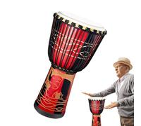 Bongo Drums Adults, Kids Bongo Drums, 8Inch Hand Heated African Inspired Hand Drum Musical Tools, Artistic Music Decoration for Stage Performances Activities, Performances