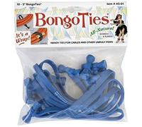 Bongo Ties All-Blue 10pcs