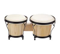 BONGOS DE BOIS, BONGO WOOD BONGO - Hand Drum for Adults - Professional Percussion Musical Instrument, 6 Inch and 7 Inch Bongos for Beginners