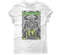 Bongzilla T-Shirt Stoner Rock Doom Metal Music (UK, Alpha, M, Regular, Regular, Standard, White)