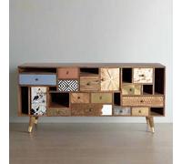 Bonham Mango Wood Multi Drawer Large Sideboard - 160cm