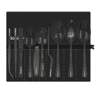 Bonigour | Plating Tools Culinary Set | 11 Piece Professional Chef Plating Tools Pro Kit | Kitchen Plating Utensils | Modernist Cuisine Food Art | Stainless Steel | Black