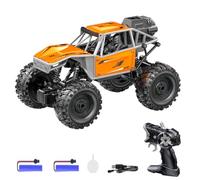 Bonikita 1:18 Scale RC Monster Truck with 4WD Off Road Remote Control Car with Lights and Spray Function, 2.4GHz All Terrain Truck, RC Car Gifts Toy for Kids & Adults