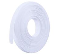 Boning for Sewing Corset, 15mm Wide Polyester Boning for Sewing Garment Accessories Bra Boning Tool for Corsets Bridal Gowns Evening Gowns Lingerie Hats (5meter,White)