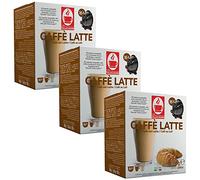 Bonini Cafe Au Lait Coffee Pods, Dolce Gusto Compatible Coffee Pods/Capsules. 3 Pack Coffee Pods, Each Pack 16 Pods (Total 48 pods)