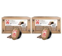 Bonini Espresso Classico Coffee Pods Compatible with Lavazza A Modo Mio Coffee Machines (Pack of 2, Total 140 Capsules)
