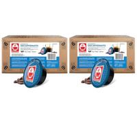 Bonini Espresso Decaf Coffee Pods Compatible with Lavazza A Modo Mio Coffee Machines (Pack of 2, Total 140 Decaffeinated Capsules)