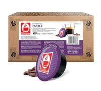 Bonini Espresso Forte Coffee Pods Compatible with Lavazza A Modo Mio Coffee Machines (Pack of 1, Total 70 Capsules)