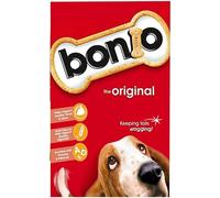 Bonio Dog Biscuits 650g Pack of 1 Dry Food Adult Dogs Crunchy Pet Snack Treat Minerals Vitamins for Gums Teeth Digestive Health with Welari Thank You Card | (1pack) (650g)