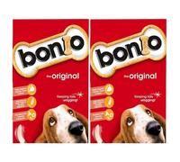 Bonio Dog Biscuits 650g x 2 - Dry Food for Adult Dogs Crunchy Pet Snack Treat Minerals Vitamins for Gums Teeth Digestive Health with Welari Thank You Card | (2pack)