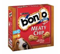 Bonio Bitesize Adult Dog Biscuits Meaty Chip 5 x 400g Packs