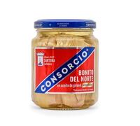 Bonito del Norte in High Oleic Sunflower Oil Consorcio 228g - Premium White Tuna in Jar