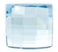 Bonjoc Brilliant Aquamarine Golf Ball Marker with Crystal with Magnetic Hat Clip
