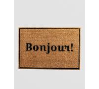 Bonjour Doormat With Border