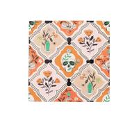 Bonjour Fete Floral Halloween Skulls & Spiders Dinner Napkins | Premium Party Table Decor, Halloween, Fall Festival, Day of the Dead | Party Supplies, 3-Ply Paper | Pack of 20, 6.5" Folded